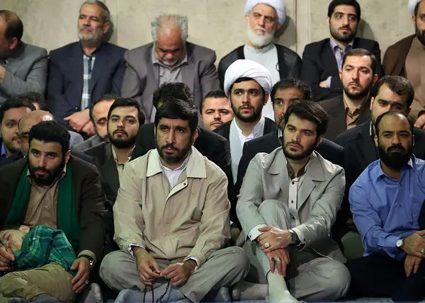 (تصاویر) دیدار مداحان با رهبر انقلاب