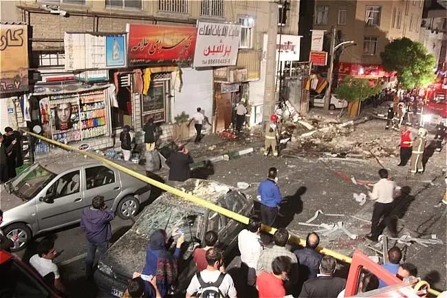 (تصاوير) خسارت‌های انفجار در سعادت آباد