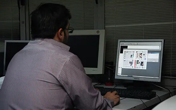 (تصاویر) مراحل چاپ روزنامه تهران تایمز