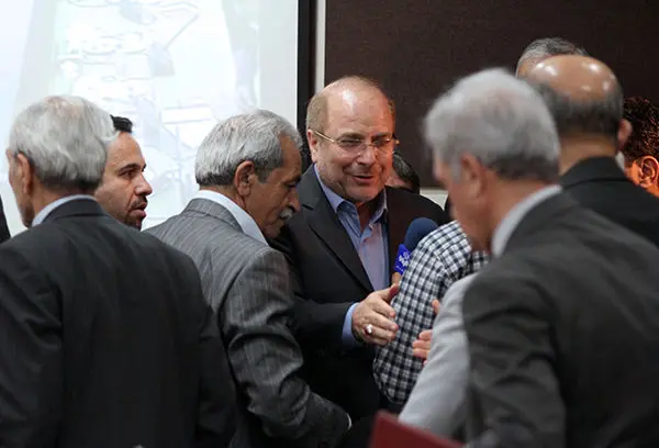 (تصاویر) قالیباف در اتاق بازرگانی