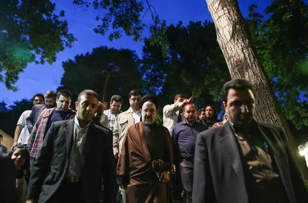 (تصاویر) خاتمی در نمایشگاه خوشنویسی