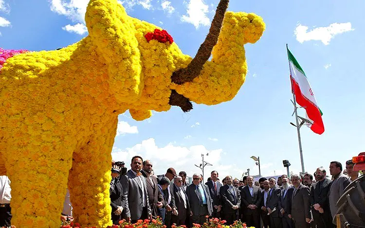نمایشگاهی از گل، ورزش مهیج، نابودی میراث فرهنگی، بازیگران در همایش فوتبالی، جشنواره عشایر، دختران نینجا و...