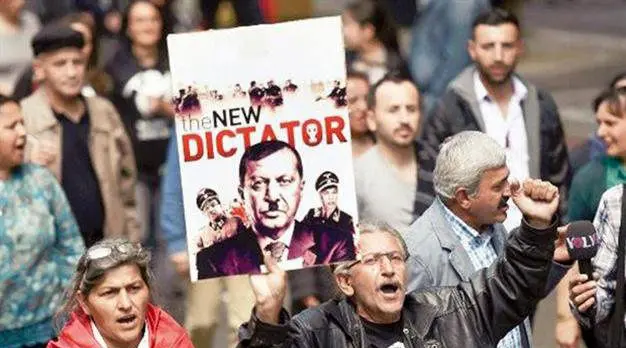 تصویر جنجالی "اردوغان" در آلمان