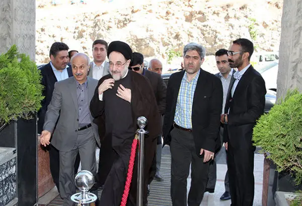 (تصاویر) بازدید خاتمی از بیمارستان «محک»
