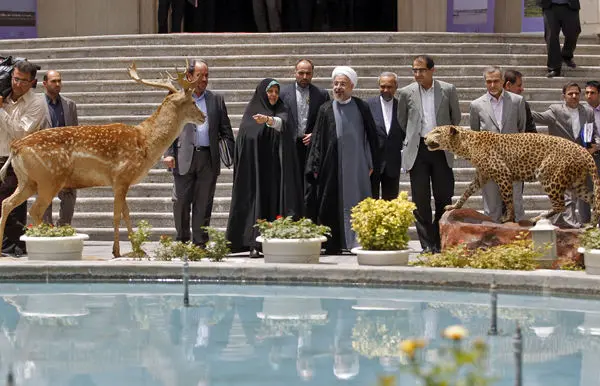 (تصاویر) روحانی همیار محیط‌ زیست شد