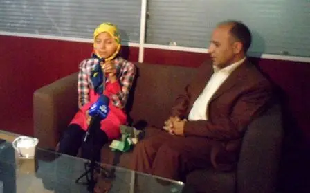 معلم فداکار به دیدار "بهار" رفت