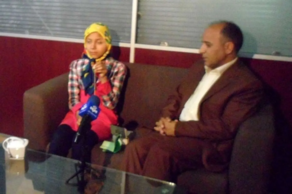 معلم فداکار به دیدار "بهار" رفت