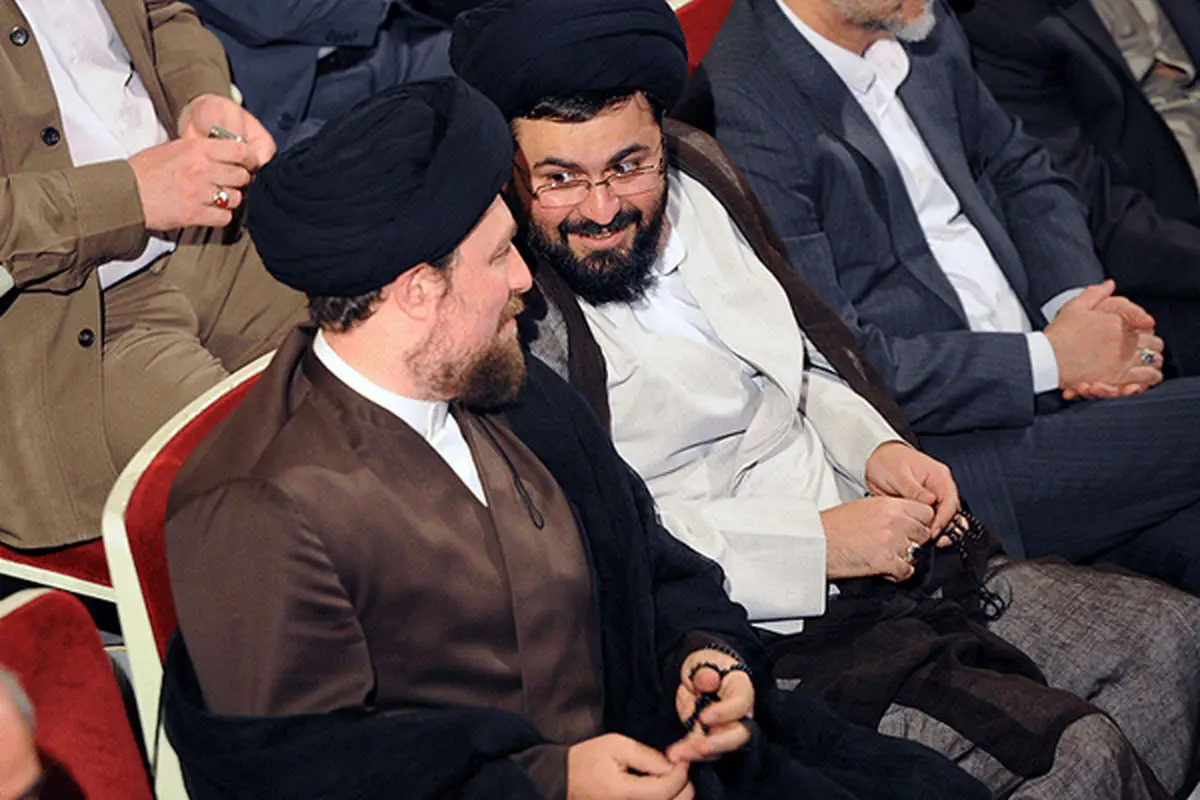 (تصاویر) بخشش قاتل در حضور یادگار امام(ره)