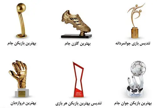 (تصاویر) تنديس‌هاي فيفا براي بهترين‌ها