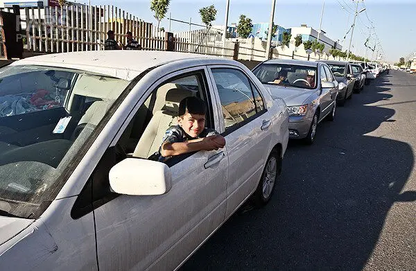 (تصاویر) بحران بنزین در اقلیم کردستان