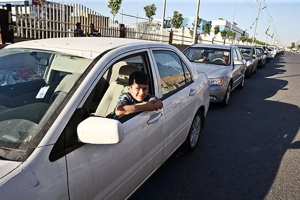 (تصاویر) بحران بنزین در اقلیم کردستان
