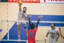 صعود ایران به نیمه‌نهایی والیبال آسیا با غلبه بر چین تایپه

