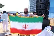 اولین طلای کاروان ایران در بازی‌های سانیا بر گردن پرتابگر ایران

