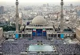  تصاویر هوایی از مصلی امام خمینی در آستانهٔ وداع با رهبر شهید