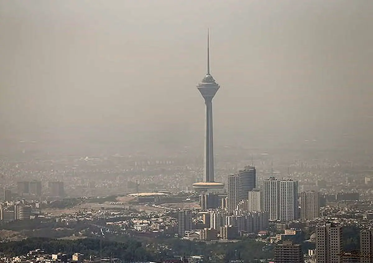 آسمان غبارآلود تهران تا پنجشنبه
