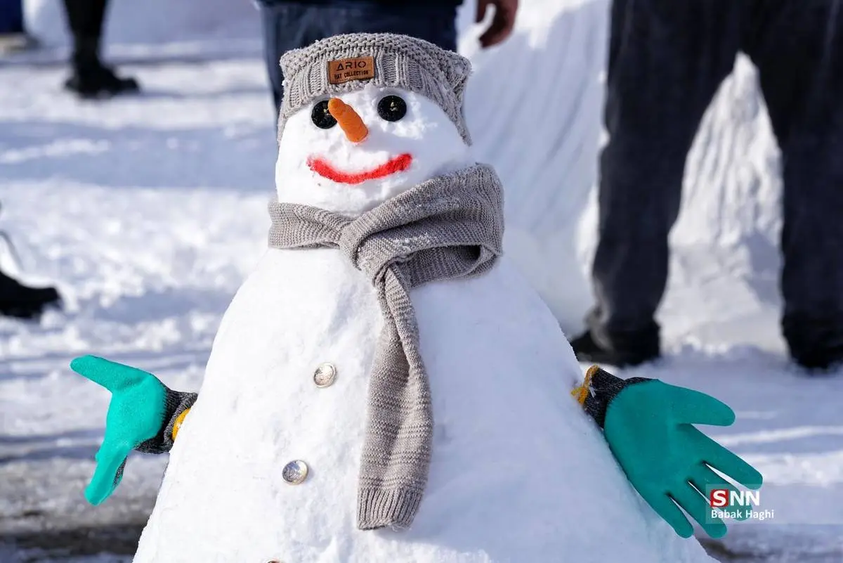 تصاویر؛ جشنواره آدم برفی در اردبیل 6