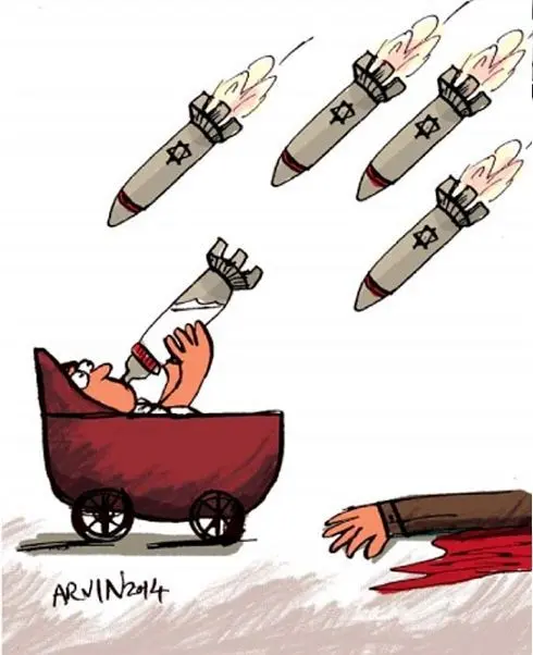 (کاریکاتور) موشک باران!