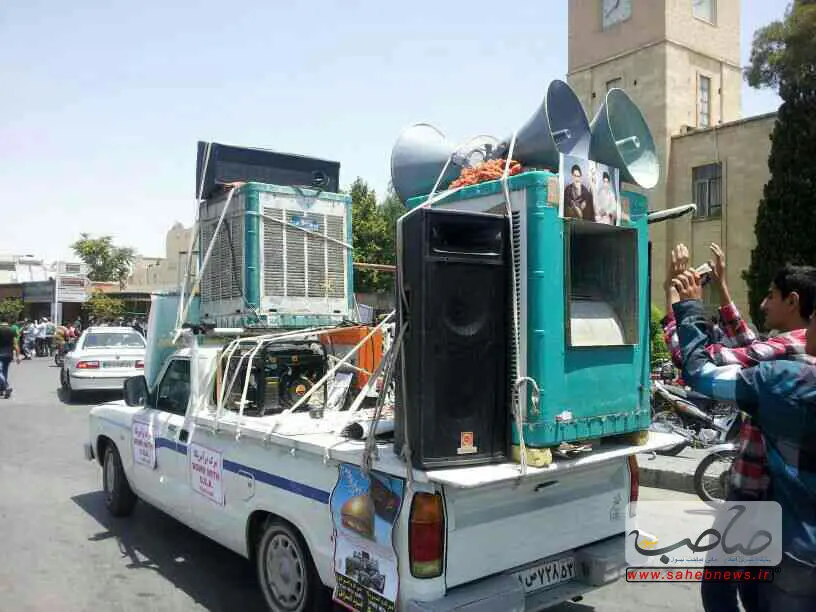 (تصویر) خلاقیت اصفهانی‌ها در روز قدس