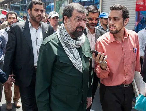 دلیل ظاهر متفاوت محسن رضایی در روز قدس