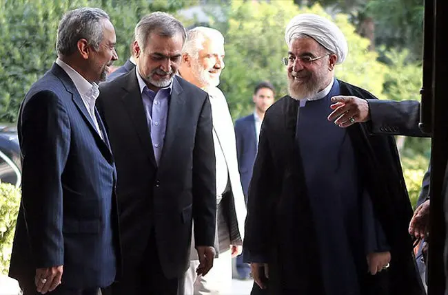 (تصاویر) نشست سران قوا در ساختمان مشروطه