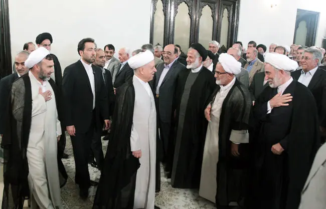 (تصاویر) دیدار جمعی از نمایندگان با هاشمی