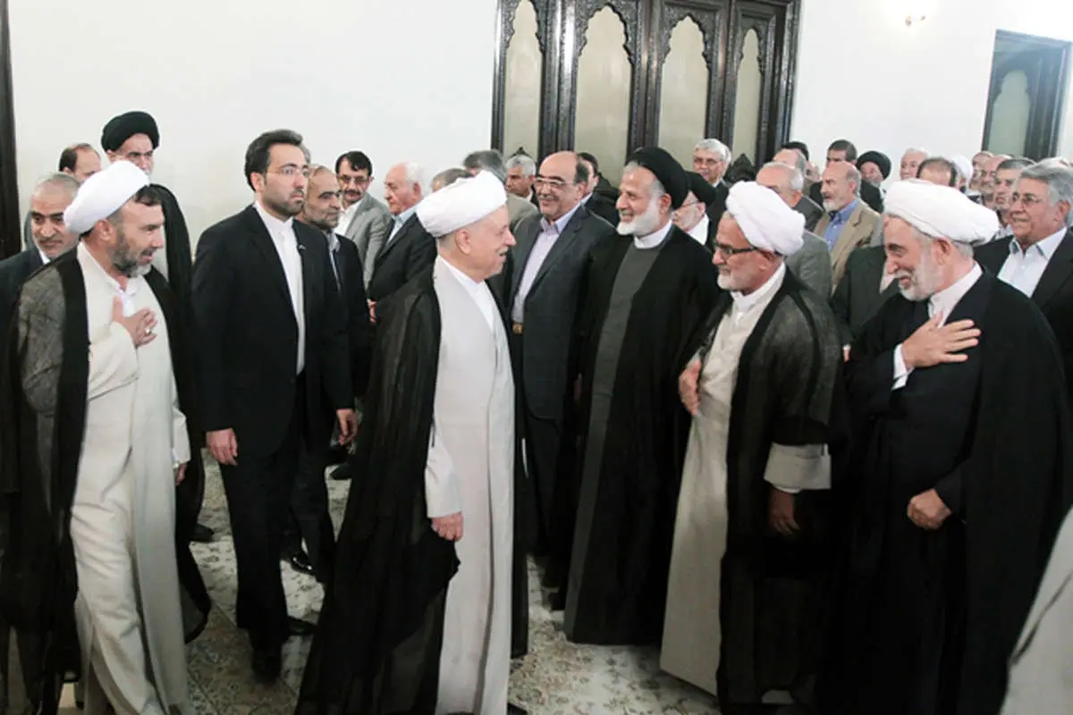 (تصاویر) دیدار جمعی از نمایندگان با هاشمی