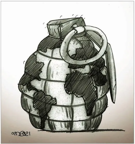 (کاریکاتور) جنگ جهانی!