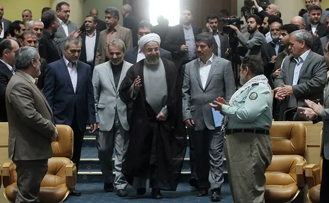 (تصاویر) تقدیر روحانی از 3 وزیر نمونه