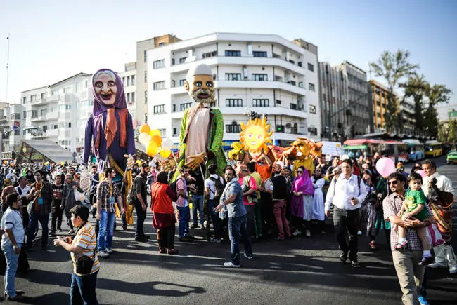 (تصاویر) کارناوال شادی کودکان در تئاترشهر