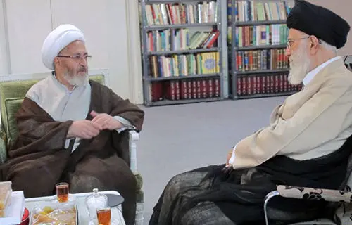 (تصاویر) دیدار آیت‌الله‌سبحانی با رهبرانقلاب