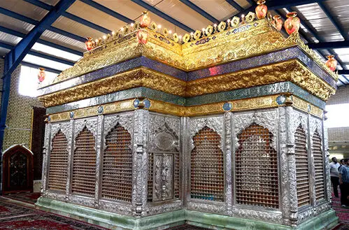 (تصاویر) ساخت ضریح حرمین عسکریین در قم