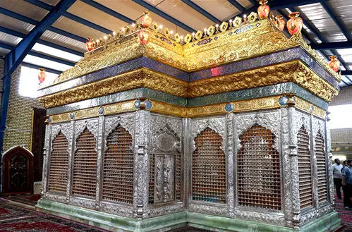 (تصاویر) ساخت ضریح حرمین عسکریین در قم