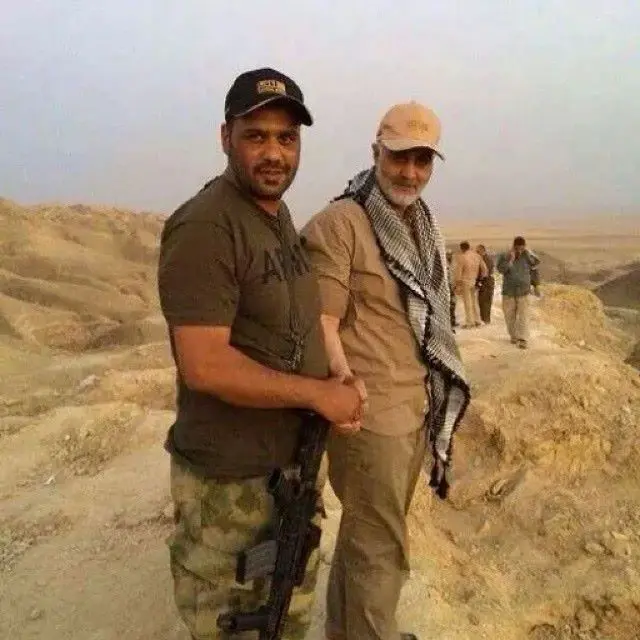 (تصویر) سرلشگر قاسم سلیمانی در آمرلی عراق