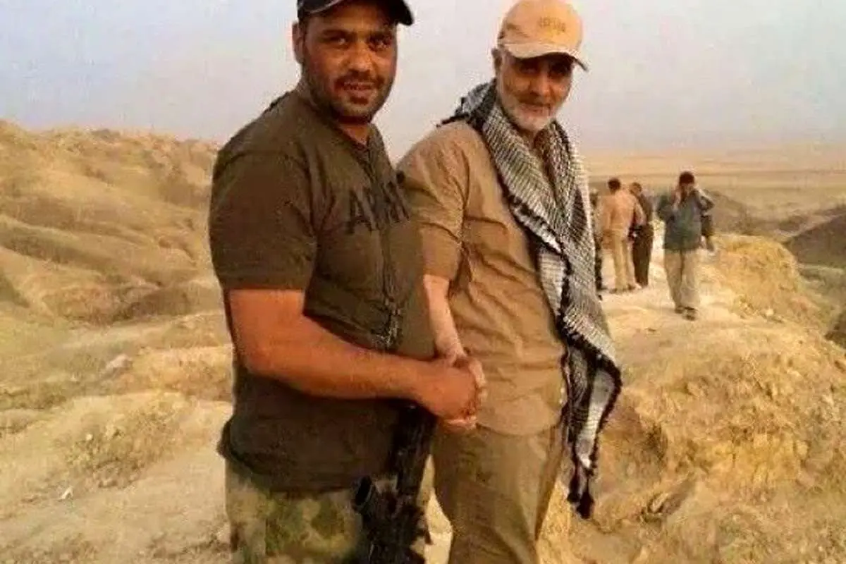 (تصویر) سرلشگر قاسم سلیمانی در آمرلی عراق