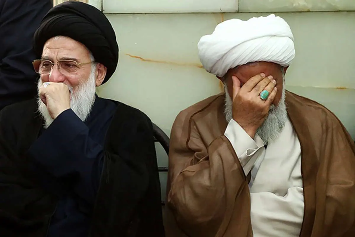 (تصاویر) مجلس ترحیم مادر آیتالله شاهرودی