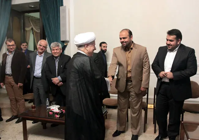 (تصاویر) دیدار هاشمی با کارآفرینان