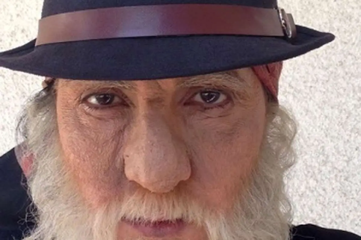 گریم عجیب فاطمه گودرزی در نقش یک پیرمرد