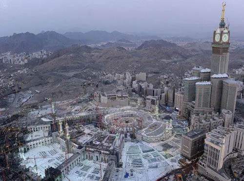 جدیدترین عکس هوایی از خانه خدا