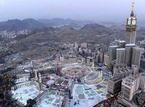 جدیدترین عکس هوایی از خانه خدا
