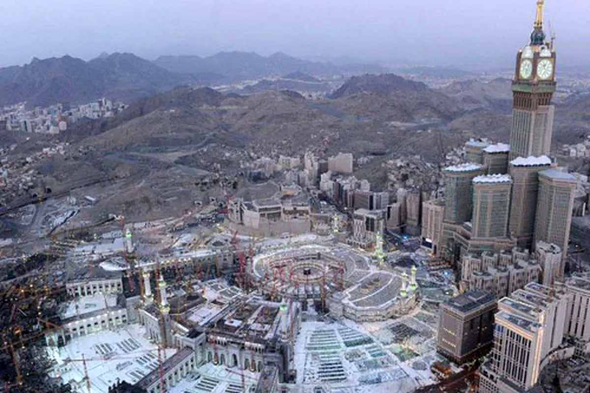 جدیدترین عکس هوایی از خانه خدا