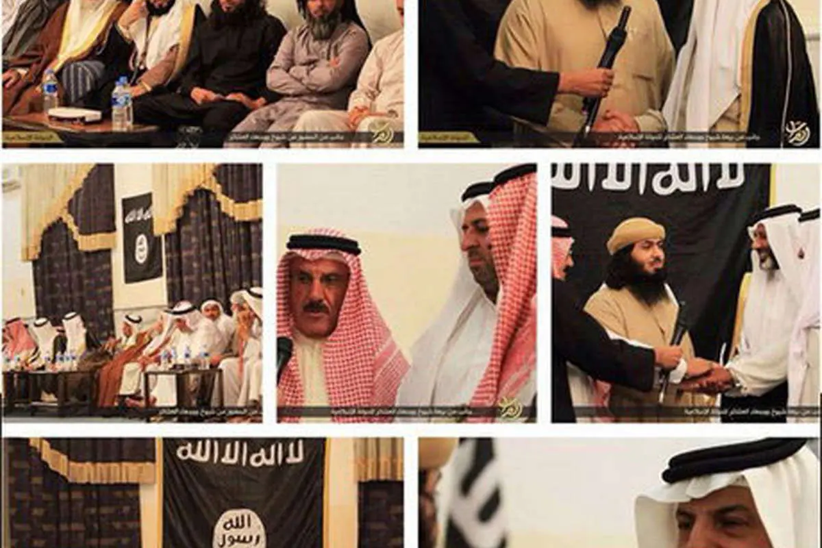 (تصویر) بیعت بزرگان موصل با داعش