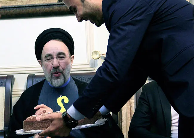 (تصاویر) جشن تولد سیدمحمدخاتمی