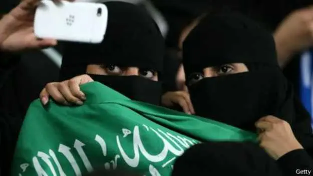 جنجال حضور زن عربستانی در ورزشگاه