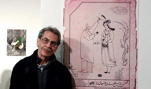 کامبیز درمبخش، نشان شوالیه هنر و ادبیات فرانسه را گرفت