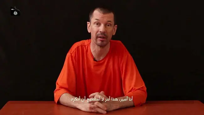 (تصاویر) گروگان داعش گزارشگر شد