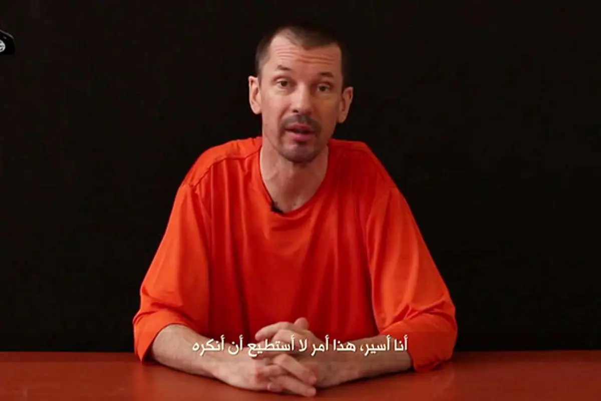 (تصاویر) گروگان داعش گزارشگر شد