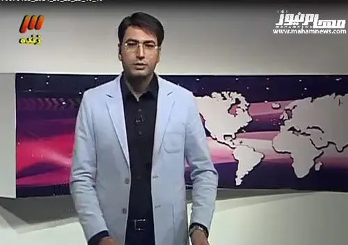 (فیلم) مجری برنامه زنده تلویزیون دستپاچه شد!