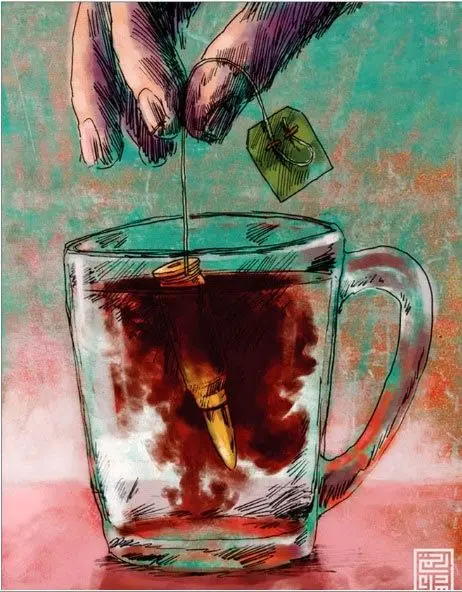 (کاریکاتور) چای داعش!