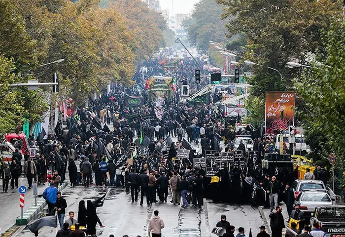 (تصاویر) راهپیمایی 13 آبان در تهران