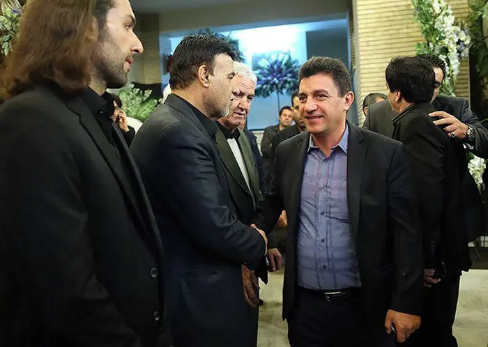 (تصاویر) مجلس ترحیم غلامحسین مظلومی